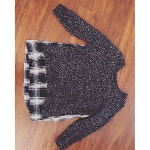 Sanctuary HiLo layered sweater M